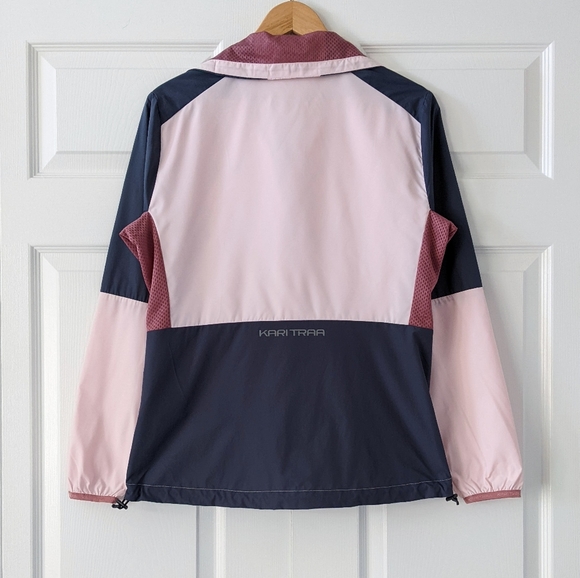 Kari Traa Nora Lightweight Windbreaker Jacket In Pearl Pink | M - Picture 3 of 16